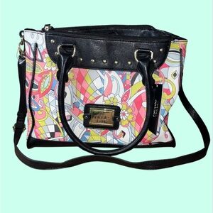 Nicole Lee Black and Multicolor Women's Bag